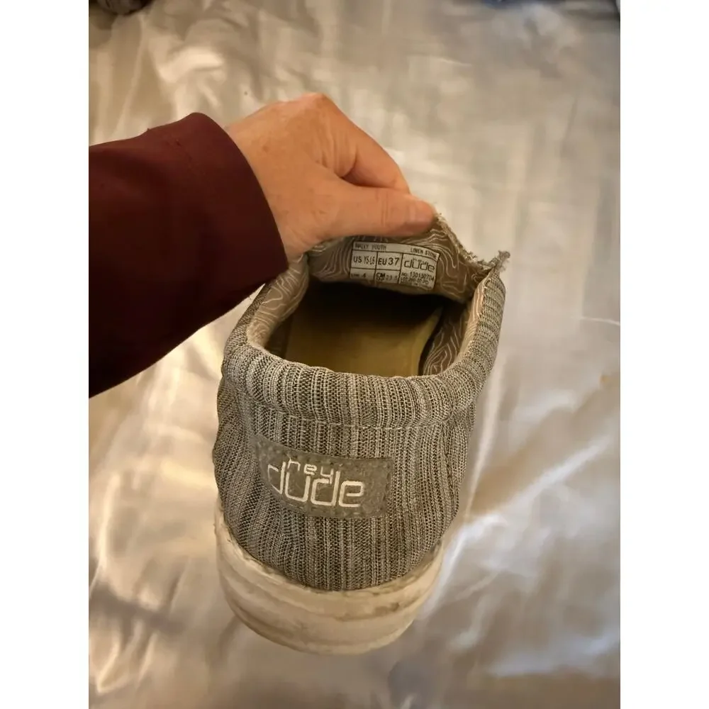 Hey Dude light grey  size 5